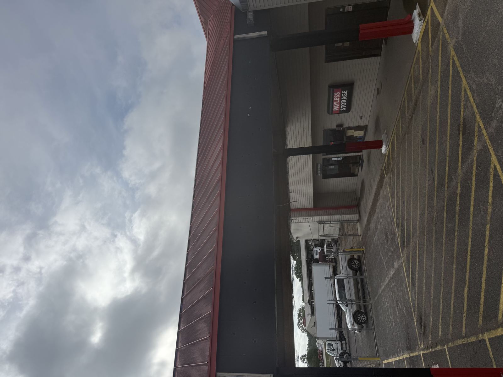 Payless Storage commercial soft wash — after, Baton Rouge LA